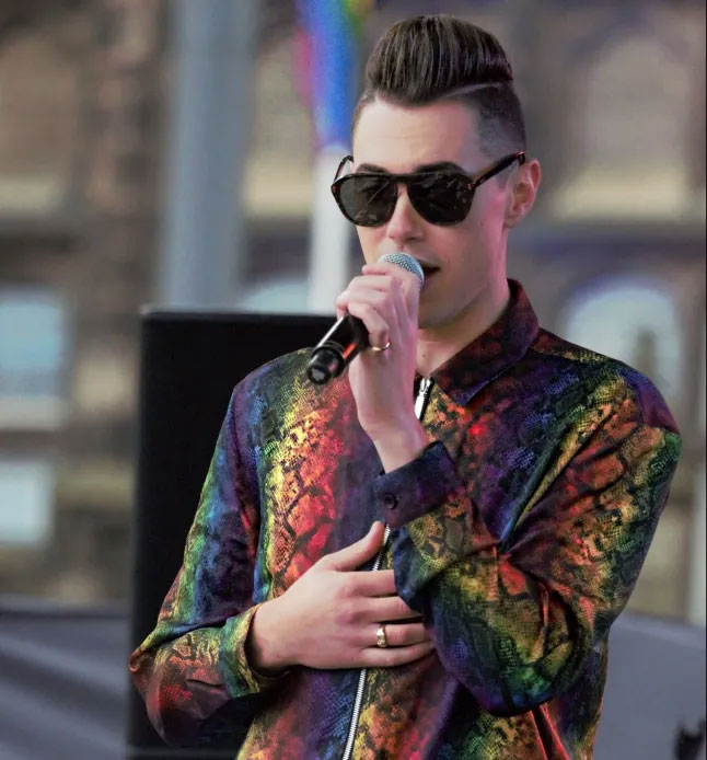 Jamie Love now helps to organise and promote Pride Edinburgh (Picture: Monumental)